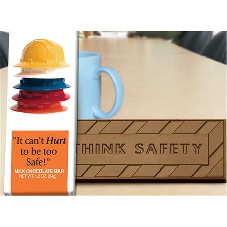 CHOCOLATE CHOCOLATE It Cant Hurt to Be Too Safe Wrapper Bars - Pack of 50 310014